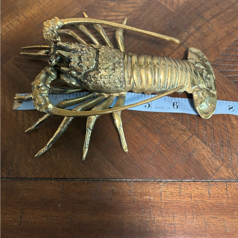 Mid century solid brass lobster - Picture 5 of 5